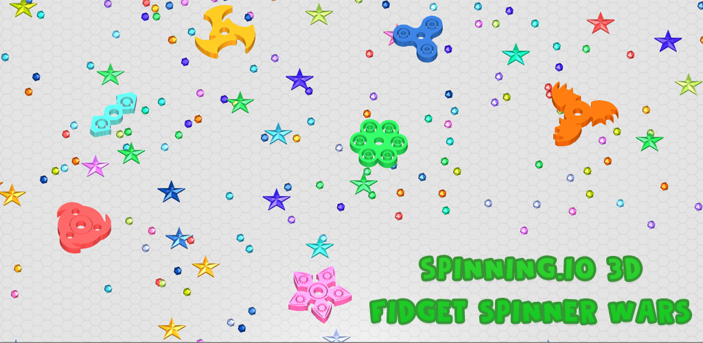 Spinning.io 3D Fidget Spinner .io Tops Wars